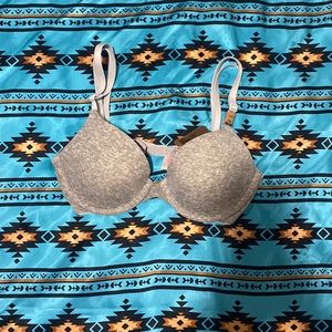 Brand new never worn Pink victorious secret light gray t shirt bra